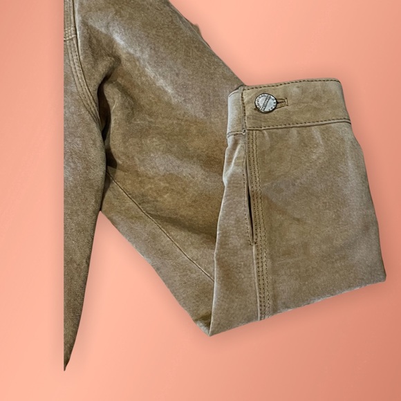 JOUJOU SKINS -FITTED TAN LEATHER JACKET - Picture 5 of 9